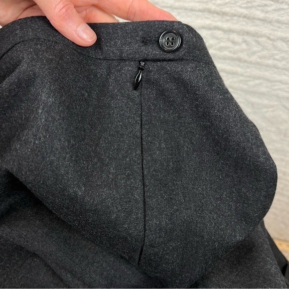 J. CREW 100% Wool Charcoal Dress Trouser Pants Size 12 Career Wear Professional - Picture 7 of 13